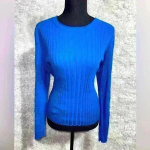 Liz Clairborne Long Sleeve Ribbed Knitwear Top A04